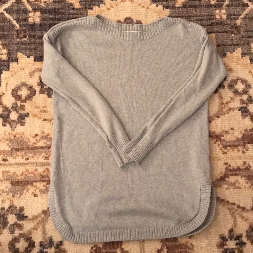 Blue sweater tunic